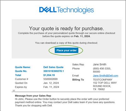 Dell Premier Quote to Order .